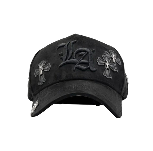 LA CHROME BLACK IN BLACK SILVER - THIRTYONEHATS